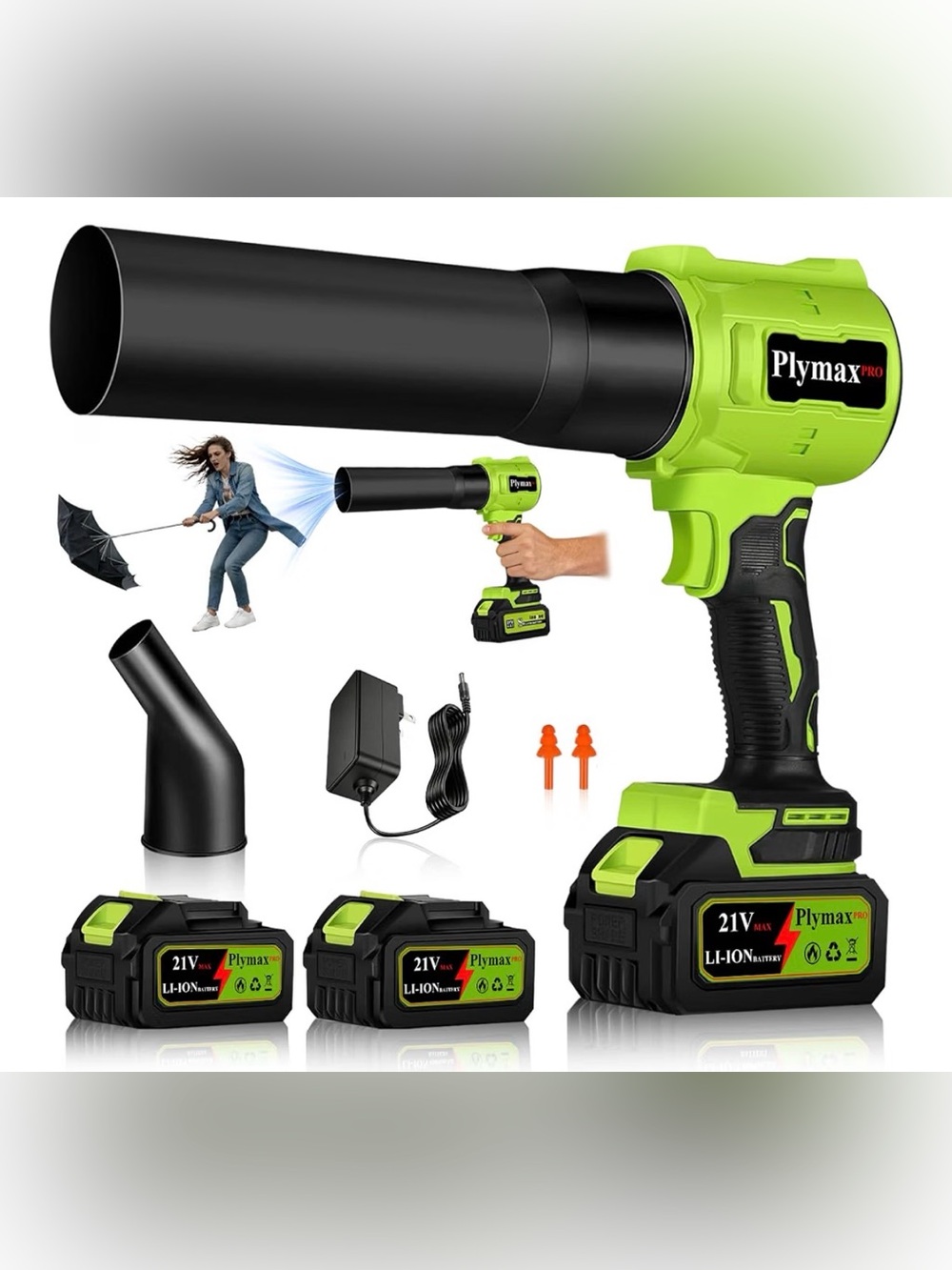 Cordless Leaf Blower, 800,000 RPM Electric Handheld Blower, Leaf Blower NWT